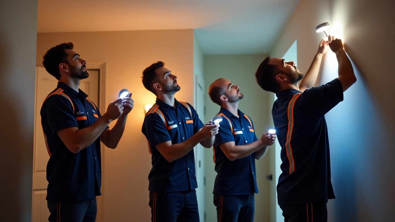 Equipo de instalación profesional